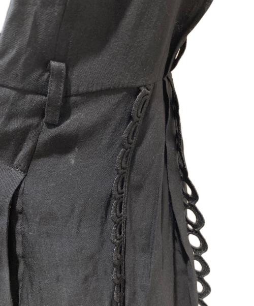 ERADIE（エラディエ）eradie (エラディエ) ドットジャガードテープレースワンピース ブラック サイズ:Fの古着・服飾アイテム