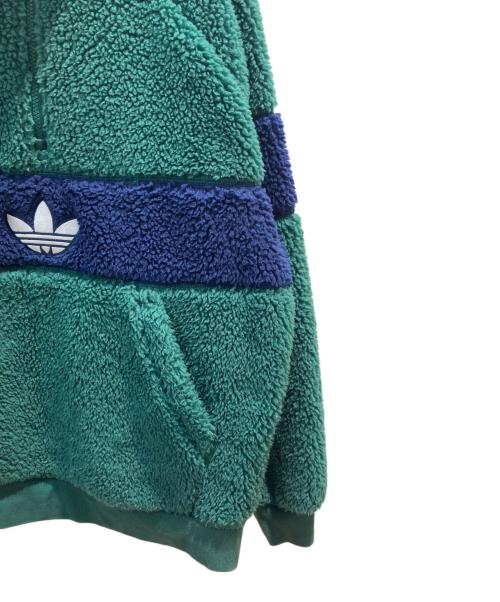 adidas（アディダス）adidas (アディダス) フリースジャケット グリーン サイズ:Lの古着・服飾アイテム
