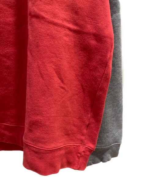 stussy（ステューシー）stussy (ステューシー) ラグランスウェット レッド サイズ:Mの古着・服飾アイテム