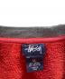 中古・古着 stussy (ステューシー) ラグランスウェット レッド サイズ:M：8000円