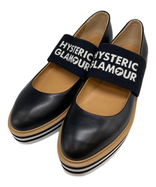 Hysteric Glamour（ヒステリックグラマー）Hysteric Glamour (ヒステリックグラマー) パンプス ブラック サイズ:24の古着・服飾アイテム