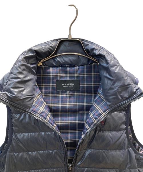 BURBERRY BLACK LABEL（バーバリーブラックレーベル）BURBERRY BLACK LABEL (バーバリーブラックレーベル) ダウンベスト ネイビー サイズ:Lの古着・服飾アイテム