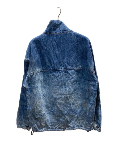 DIESEL（ディーゼル）DIESEL (ディーゼル) D-FLOW-FSE ダート加工デニムプルオーバー インディゴ サイズ:Sの古着・服飾アイテム