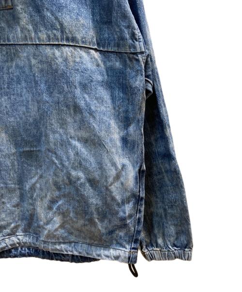 DIESEL（ディーゼル）DIESEL (ディーゼル) D-FLOW-FSE ダート加工デニムプルオーバー インディゴ サイズ:Sの古着・服飾アイテム