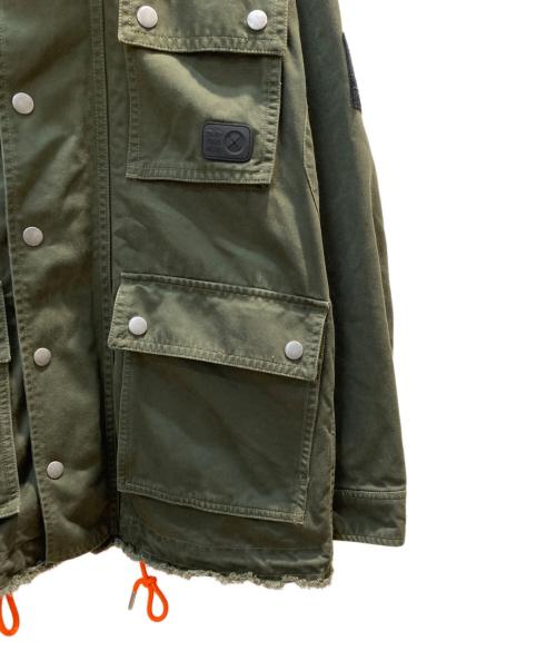 DIESEL（ディーゼル）DIESEL (ディーゼル) ミリタリージャケット グリーン サイズ:XSの古着・服飾アイテム