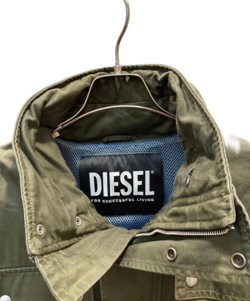 DIESEL（ディーゼル）DIESEL (ディーゼル) ミリタリージャケット グリーン サイズ:XSの古着・服飾アイテム