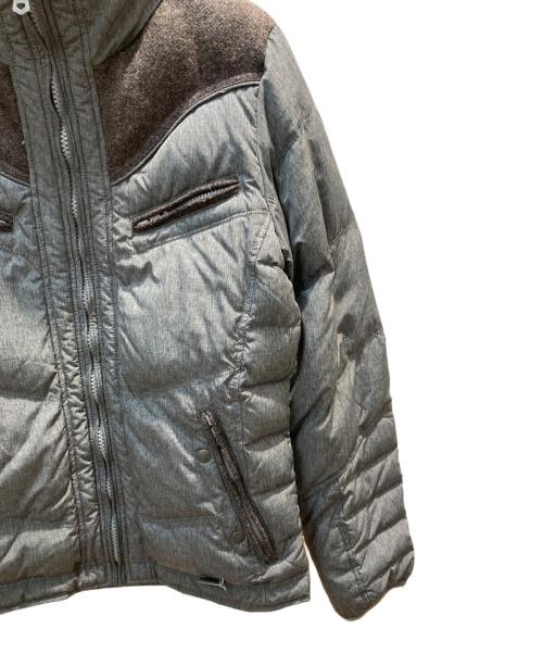 DIESEL（ディーゼル）DIESEL (ディーゼル) ダウンジャケット グレー サイズ:Sの古着・服飾アイテム