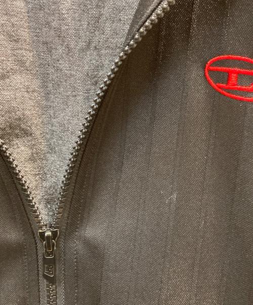 DIESEL（ディーゼル）DIESEL (ディーゼル) S-LOCKER デニム切替トラックジャケット ブラック サイズ:Sの古着・服飾アイテム