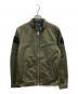 DIESEL（ディーゼル）の古着「J-GLORY ライダースジャケット」｜グリーン