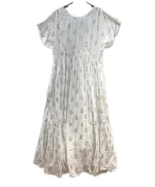 ne quittez pas（ヌキテパ）ne quittez pas (ヌキテパ) ワンピース ベージュ サイズ:Freeの古着・服飾アイテム