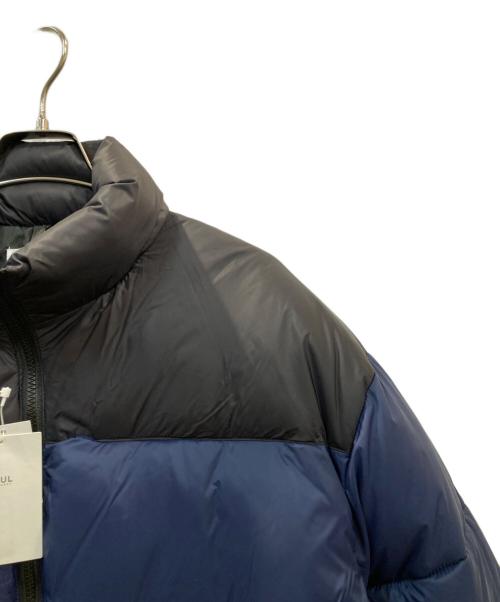 AZUL by moussy（アズールバイマウジー）AZUL by moussy (アズールバイマウジー) 中綿ジャケット ネイビー サイズ:L 未使用品の古着・服飾アイテム