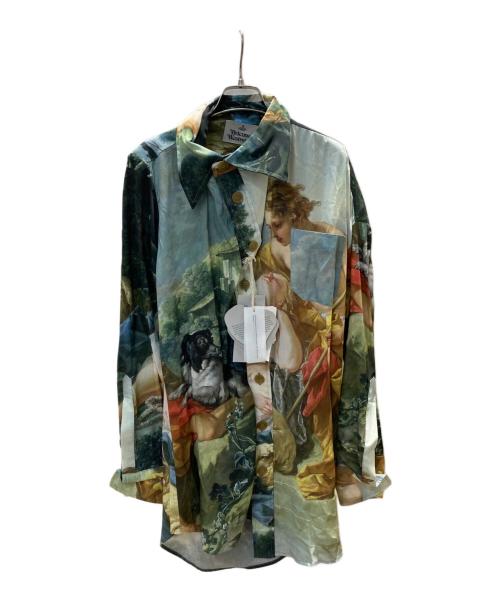 Vivienne Westwood（ヴィヴィアンウエストウッド）Vivienne Westwood (ヴィヴィアンウエストウッド) BOUCHER Pianist Shirt グリーン サイズ:S 未使用品の古着・服飾アイテム