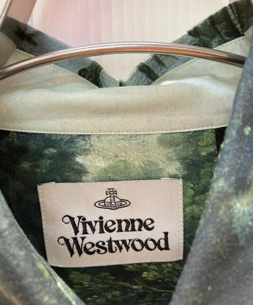 Vivienne Westwood（ヴィヴィアンウエストウッド）Vivienne Westwood (ヴィヴィアンウエストウッド) BOUCHER Chaos Shirt グリーン サイズ:40 未使用品の古着・服飾アイテム