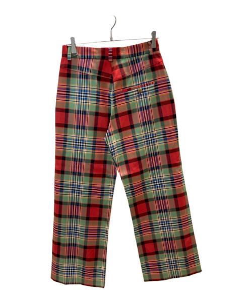 Vivienne Westwood（ヴィヴィアンウエストウッド）Vivienne Westwood (ヴィヴィアンウエストウッド) NEW RAY TROUSERS レッド サイズ:42 未使用品の古着・服飾アイテム