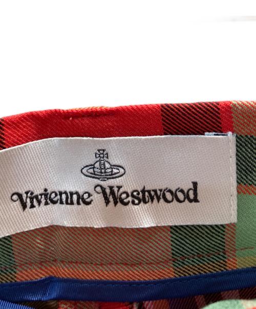 Vivienne Westwood（ヴィヴィアンウエストウッド）Vivienne Westwood (ヴィヴィアンウエストウッド) NEW RAY TROUSERS レッド サイズ:42 未使用品の古着・服飾アイテム