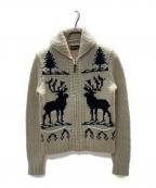 Rugby Ralph Laurenラグビーラルフローレン）の古着「カウチンニットジャケット」｜ベージュ