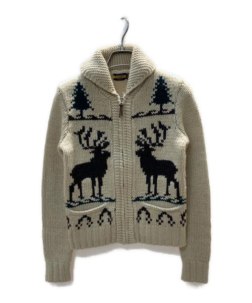 Rugby Ralph Lauren（ラグビーラルフローレン）Rugby Ralph Lauren (ラグビーラルフローレン) カウチンニットジャケット ベージュ サイズ:XSの古着・服飾アイテム