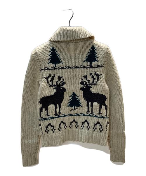 Rugby Ralph Lauren（ラグビーラルフローレン）Rugby Ralph Lauren (ラグビーラルフローレン) カウチンニットジャケット ベージュ サイズ:XSの古着・服飾アイテム