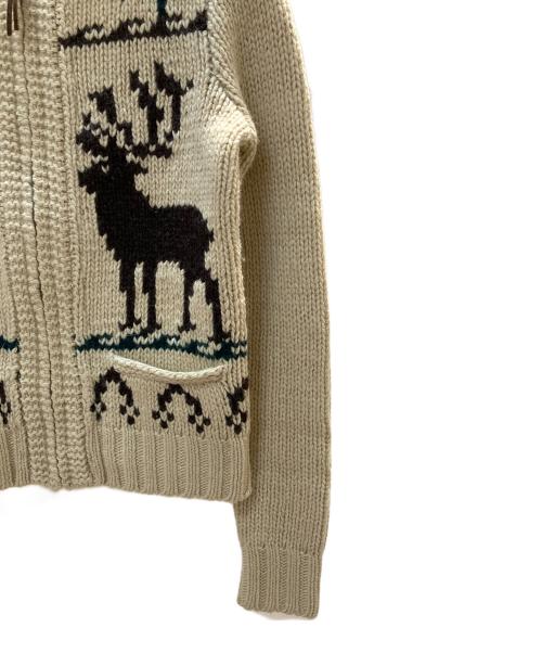 Rugby Ralph Lauren（ラグビーラルフローレン）Rugby Ralph Lauren (ラグビーラルフローレン) カウチンニットジャケット ベージュ サイズ:XSの古着・服飾アイテム