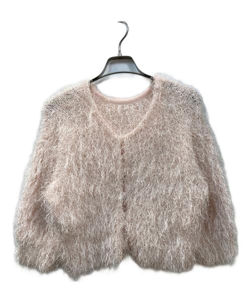 Lily Brown（リリーブラウン）Lily Brown (リリーブラウン) カーディガン ピンク サイズ:Fの古着・服飾アイテム