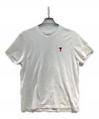 AMI PARISアミ パリス）の古着「AMI DE COEUR T-SHIRT 半袖カットソー」｜ホワイト