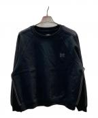 Needlesニードルズ）の古着「刺繍ロゴニット」｜ブラック