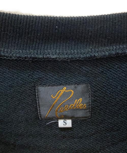 Needles（ニードルズ）Needles (ニードルズ) 刺繍ロゴニット ブラック サイズ:Sの古着・服飾アイテム