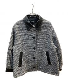 JOURNAL STANDARD（ジャーナルスタンダード）の古着「GIOLICA GRANPASチェックブルゾン」｜グレー