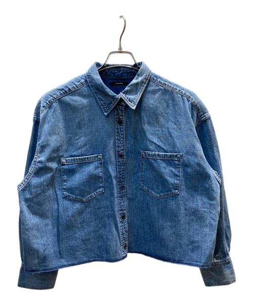 JOURNAL STANDARD（ジャーナルスタンダード）JOURNAL STANDARD (ジャーナルスタンダード) ライトオンスデニムクロップドシャツ インディゴ サイズ:-の古着・服飾アイテム