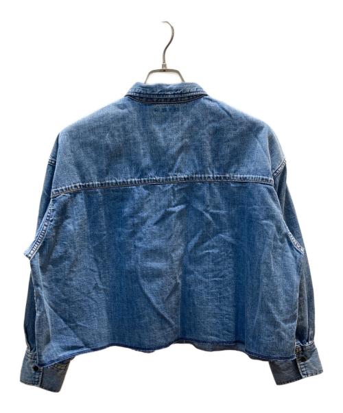 JOURNAL STANDARD（ジャーナルスタンダード）JOURNAL STANDARD (ジャーナルスタンダード) ライトオンスデニムクロップドシャツ インディゴ サイズ:-の古着・服飾アイテム