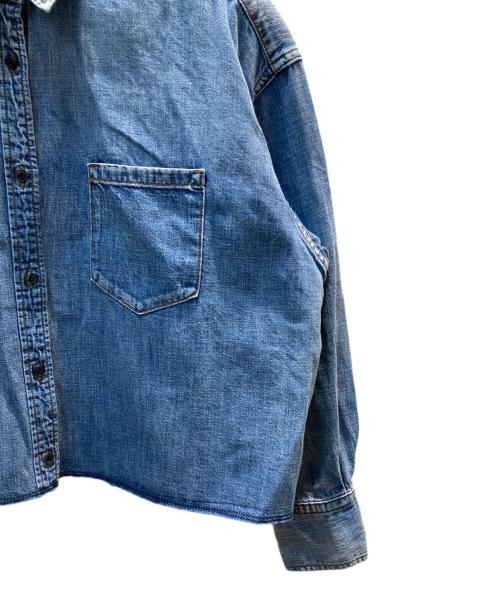 JOURNAL STANDARD（ジャーナルスタンダード）JOURNAL STANDARD (ジャーナルスタンダード) ライトオンスデニムクロップドシャツ インディゴ サイズ:-の古着・服飾アイテム