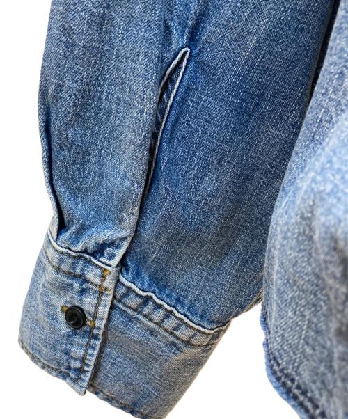 JOURNAL STANDARD（ジャーナルスタンダード）JOURNAL STANDARD (ジャーナルスタンダード) ライトオンスデニムクロップドシャツ インディゴ サイズ:-の古着・服飾アイテム
