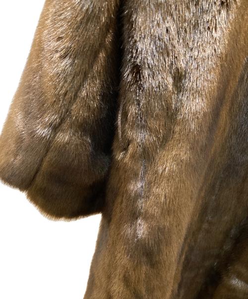 LEINWANDE（ラインヴァンド）LEINWANDE (ラインヴァンド) エコファーコート ブラウン サイズ:Fの古着・服飾アイテム