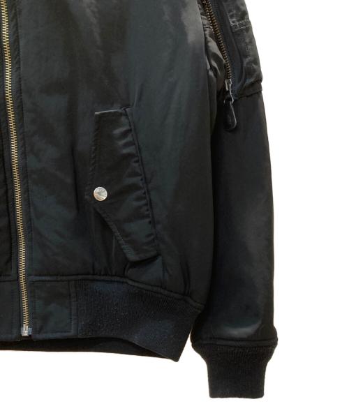 G.V.G.V（ジーヴィージーヴィー）G.V.G.V (ジーヴィージーヴィー) レースアップボンバージャケット ブラック サイズ:34の古着・服飾アイテム