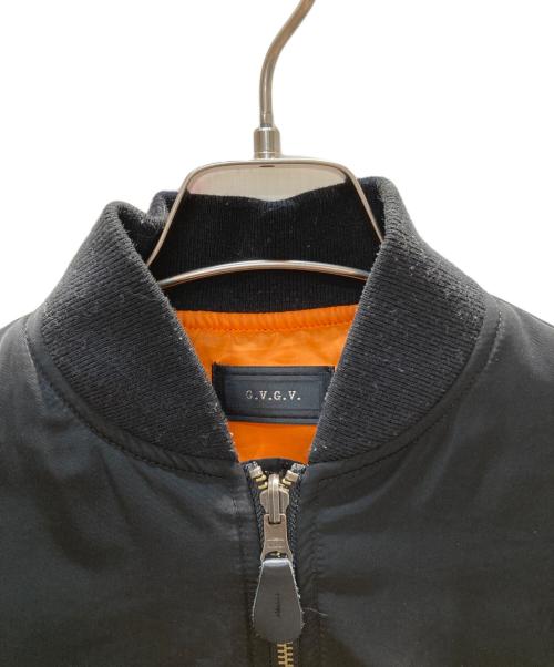 G.V.G.V（ジーヴィージーヴィー）G.V.G.V (ジーヴィージーヴィー) レースアップボンバージャケット ブラック サイズ:34の古着・服飾アイテム