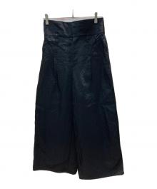 Adam et Rope（アダム エ ロペ）の古着「ナイロンパンツ」｜ブラック