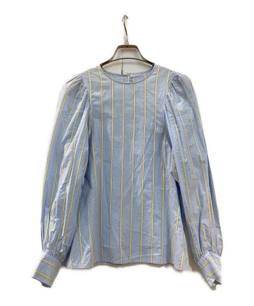 MACPHEE（マカフィー）MACPHEE (マカフィー) コットンブロードチュニックシャツ スカイブルー サイズ:36の古着・服飾アイテム