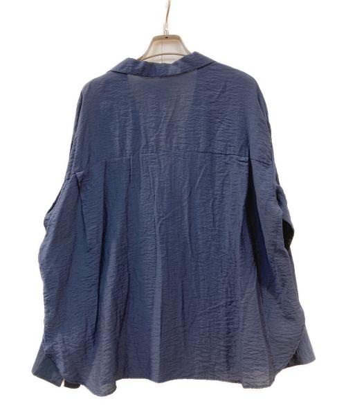 COLLAGE GALLARDAGALANTE（コラージュ ガリャルダガランテ）COLLAGE GALLARDAGALANTE (コラージュ ガリャルダガランテ) ヴィンテージライク開襟シャツ ネイビー サイズ:ーの古着・服飾アイテム