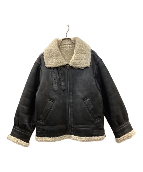 UNGRID（アングリッド）Ungrid (アングリッド) フェイクムートンボアブルゾン ブラック サイズ:Sの古着・服飾アイテム