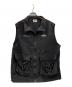 9090（9090）の古着「Big Pocket Nylon Vest」｜ブラック