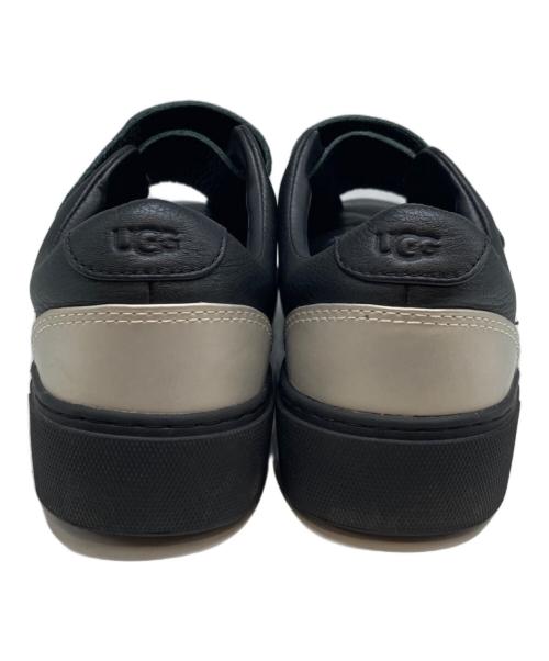 UGG（アグ）UGG (アグ) ベルクロレザースニーカー ブラック サイズ:22.5の古着・服飾アイテム