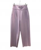 PHEENYフィーニー）の古着「AMUNZEN HIGH WAIST TAPERED PANTS」｜バイオレット