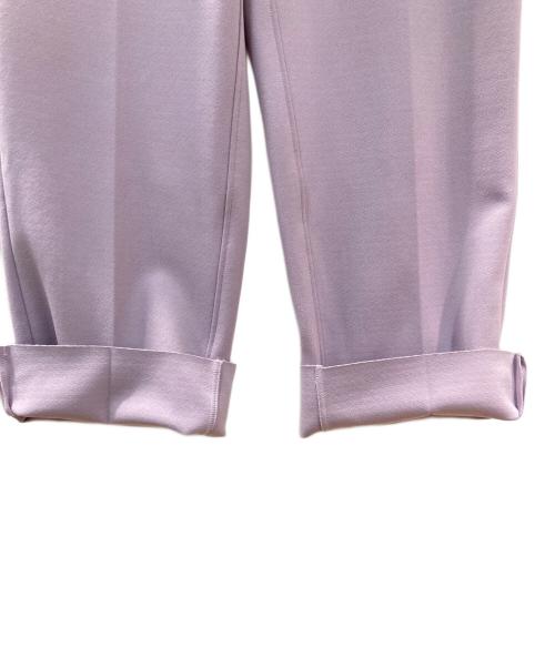 PHEENY（フィーニー）PHEENY (フィーニー) AMUNZEN HIGH WAIST TAPERED PANTS バイオレット サイズ:2の古着・服飾アイテム