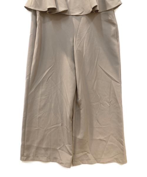 dolce liche（ドルチェリーチェ）dolce liche (ドルチェリーチェ) オールインワン ベージュ サイズ:FREEの古着・服飾アイテム