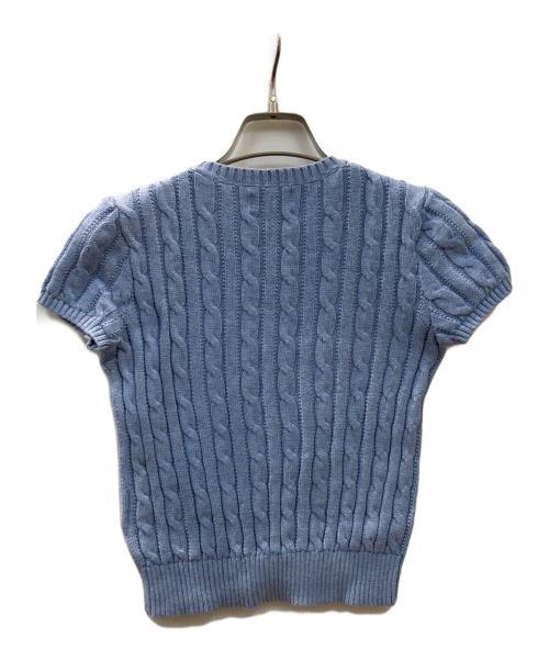 POLO RALPH LAUREN（ポロ・ラルフローレン）POLO RALPH LAUREN (ポロ・ラルフローレン) ニット スカイブルー サイズ:M（8-10）の古着・服飾アイテム