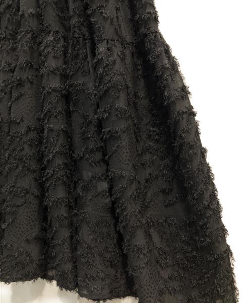 marga（マルガ）marga (マルガ) JACQUARD LACE DRESS ブラック サイズ:Fの古着・服飾アイテム