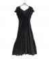 marga（マルガ）の古着「JACQUARD LACE DRESS」｜ブラック