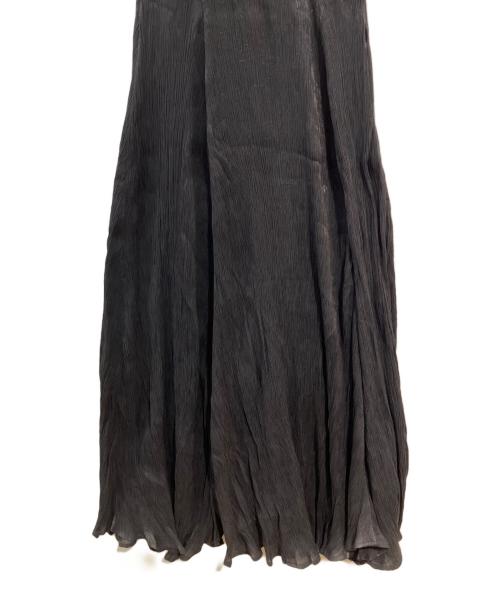 ecmile（エクミール）ecmile (エクミール) ドッキングフレアワンピース ブラック サイズ:Freeの古着・服飾アイテム
