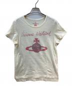 Vivienne Westwood RED LABELヴィヴィアンウエストウッドレッドレーベル）の古着「オーブプリントカットソー」｜アイボリー