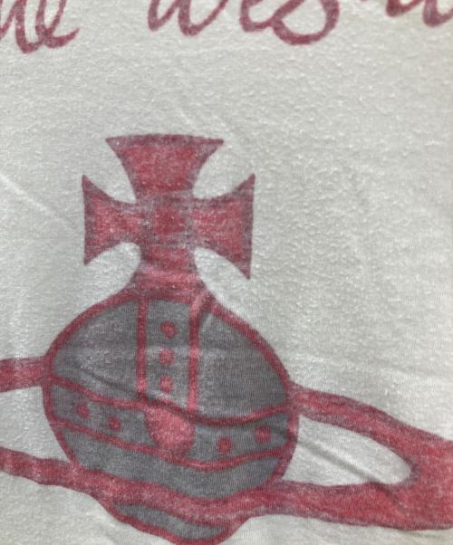 Vivienne Westwood RED LABEL（ヴィヴィアンウエストウッドレッドレーベル）Vivienne Westwood RED LABEL (ヴィヴィアンウエストウッドレッドレーベル) オーブプリントカットソー アイボリー サイズ:1の古着・服飾アイテム